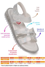 Resim Kiko Kids Velino Kız Çocuk Sandalet Beyaz 
