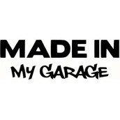 Resim My Garage Duvar Dekor Sticker 46 x 16 cm 