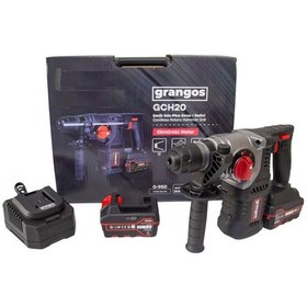 Resim Grangos GCH20-F2 20V 5 Ah Çift Akülü Sds + Kırıcı Delici 3J 