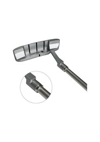 Resim Rebuwo Kauçuk Saplı Golf Sopası Modüler Alüminyum Alaşımlı 86 Cm Golf Putter Gri 