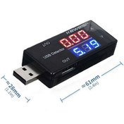Resim Genel Markalar Çift Usb Çıkışlı Voltmetre Ampermetre Akım Voltaj Izleyici Şarj Kws-10va 