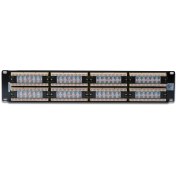 Resim Digitus 19 Inch CAT 6 UTP Patch Panel, Zırhsız, 48 port RJ45, 8P8C, LSA, 2U Siyah renk RAL 9005 
