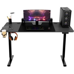 Resim Adore Gaming Maestro- x Yükseklik Ayarlı Oyuncu Masası - Siyah 140 x 72-117 x 60 cm 