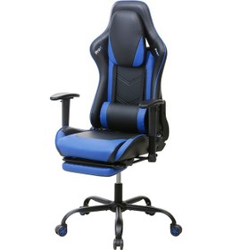 Resim Adore Gaming Prox Oyuncu Koltuğu Siyah / Mavi S.deri 71x77,5-126x136 Cm 