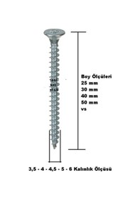 Resim Geylani Sunta Vidası 5x70 200 Adet 
