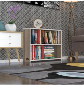 Resim Kenzlife Kitaplık Süper Ga 060 80 19 Crd 2 Katlı Tek Bölme Ofis Mutfak Banyo Dolabı Arkalıksız 