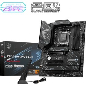 Resim Msı X870 Gamıng Plus Wıfı Am5 Ddr5 8200MHZ(OC) 3x M.2 Usb4 HDMI 5g Lan Wıfı 7 Rgb Atx 