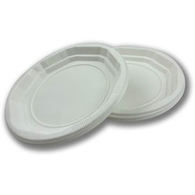 Resim Home 50 Adet Plastik Tabak 19cm 