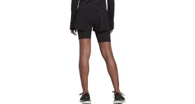 Resim Nike Adidas Run Icons Two-In-One Kadın Çok Renkli Koşu Şortu H57754 