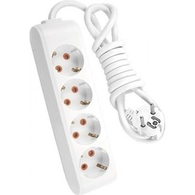 Resim 4'lü 2MT Topraklı Grup Priz Ç.K. Rİ-TECH (3Adet) Mutlusan 