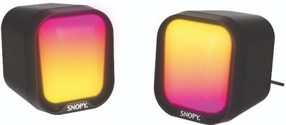 Resim Snopy SN-87U 2.0 Mini RGB Işıklı 2Wx2CH Siyah USB Gaming Speaker Hoparlör Snopy SN-87U 2.0 Mini RGB Işıklı 2Wx2CH Siyah USB Gaming Speaker Hoparlör