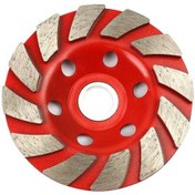 Resim 4 İnçlik Elmas Segmentli Taşlama Tahtası Granit Taşı Mermer Yapı Betonu Kesme İçin Açılı Zımpara Diski 