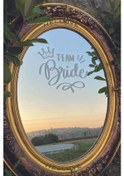 Resim Bride To Be Yazısı Ayna Cam Sticker Team Bride Beyaz Sticker Aksesuar İz Bırakmaz Kolay Yapışır 