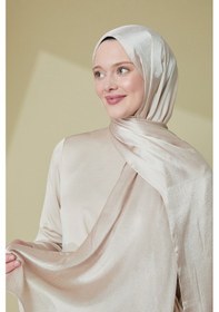 Resim Moda Mevsimi Janjan Abiye Şal Açık Bej 