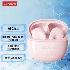 Resim Lp2 Pro Aı Pembe Yeni Lenovo Lp2 Pro Lp2 Pro Aı Tws Bluetooth V5.4 Kulaklık Çok Dilli Çeviri İş Kulaklıkları Hıfı Stereo Ses Kulaklıkları 