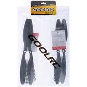 Resim Xindoker Goolrc 1045 Rc Pervane Seti - 2 Çift Siyah Nylon Pervane 10x4.5" 