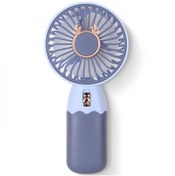 Resim Polham El Fanı ve Masaüstü Standlı Taşınabilir Süper Hızlı Serinletici Vantilatör, Ultra Hafif Fan 