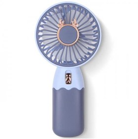 Resim Polham El Fanı ve Masaüstü Standlı Taşınabilir Süper Hızlı Serinletici Vantilatör, Ultra Hafif Fan 