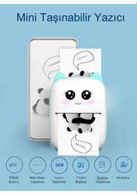 Resim Kablosuz Bt İle Mini Cep Yazıcı Fotoğraflar, Makbuzlar,yazdırma 