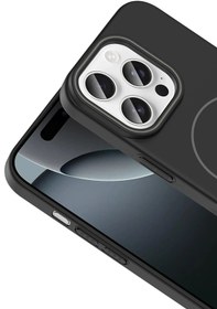 Resim Joko iPhone 15 Pro Max Broş Magsafe Telefon Kılıfı - Titan Gri 