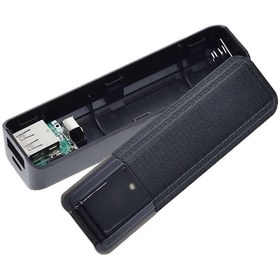Resim USB Powerbank Kutusu DIY 18650 Tek Hücreli Li-ion Lipo Microusb USB Giriş 3.7V Batarya Akü 