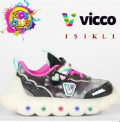 Resim Vicco Balloon Işıklı Ortopedik Çocuk Spor Ayakkabı Siyah 