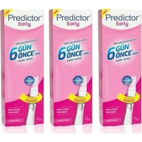 Resim Predictor Predıctor Early Erken Gebelik Testi 3'lü 