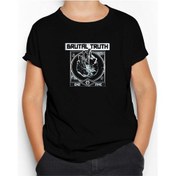 Resim Brutal Truth end Time Siyah Çocuk Tişört Siyah 