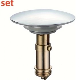 Resim Willowhaven 1 Set 66mm Krom Lavabo Tıpası - Easy Click Clack Basınçlı Banyo Pusu 