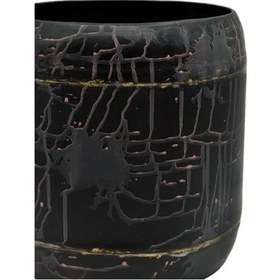 Resim Estetik Metal Saksı - 27x27 Cm - 