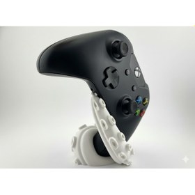 Resim Xbox Kontrolcüsü İçin Ahtapot Temalı Stand Şık Ve Dayanıklı Beyaz 