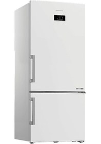 Resim Grundıg GPKND 552 551 L Duo No-frost Alttan Donduruculu Buzdolabı Beyaz 