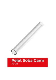 Resim Pelet Soba Camı 30 Cm 