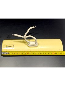 Resim Infrared Seramik Isıtıcı Rezistans Konkav 245X60MM 500W 230V Beyaz Renk Fsc Model 