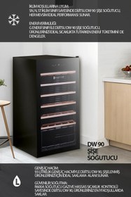Resim Dijitsu Dw90 Şarap Soğutucu 