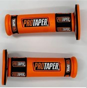 Resim Hightower Pro Taper Evrensel Motosiklet Tutamakları Kaymaz Turuncu Off-road Gripleri 