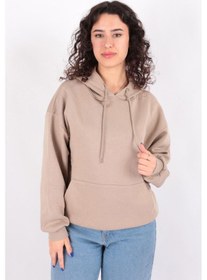 Resim Busem W0010224 Kadın Sweatshirt Vizon 