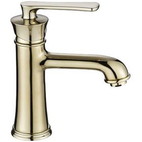 Resim Nsk Lavabo Bataryası Siempre Tek Gövde Altın N3013219 