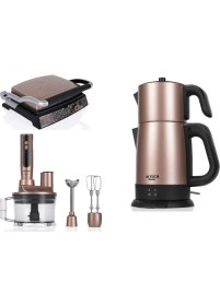 Resim Arnica Şık 3'lü Elektro Hiper Çeyiz Seti, Zarif ve Modern Tasarım 