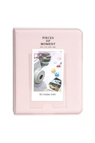 Resim Fujifilm Instax mini 12 Pembe Fotoğraf Makinesi-20'li Film-Kıskaçlı Stand-PVC Albüm ve Simli Pleksi Kılıf Set 