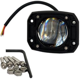 Resim Carub OFF-ROAD PROJEKTÖR MERCEKLİ BEYAZ VE SARI 12-36V 6*8CM SİS FARI ÇALIŞMA LAMBASI 