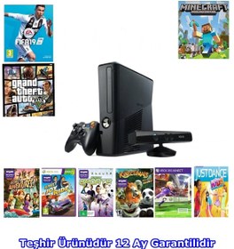 Resim xbox 360 +150 Dijital Oyun+250 Gb Hdd+kinect Kamera+1 Ad Kol 