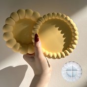 Resim DIY Epoksi Reçine Takı Saklama Tepsileri, Alçı & Çimento Bardak Altlıkları için Yeniden Kullanılabilir Silikon Yuvarlak Kabarcık Kalıp - Ev Dekorasyonu, Sabun, Banyo Bombaları için Dayanıklı El Sanatları Kalıbı 