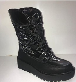 Resim Ewoll Kadın Siyah Kar Botu 