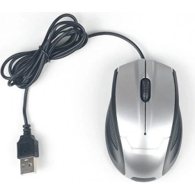 Resim Wozlo WZ-3012 Kablolu USB Optik Mouse 1600 Dpi Optic Maus Fare - Gri 