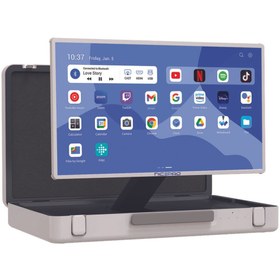 Resim NPO AP2718T 27'' FHD 8/128GB Android Dokunmatik Çantalı Şarjlı Taşınabilir Smart Led Ekran 