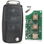 Resim Vw Passat Polo Skoda Seat Polo/golf/beetle 1j0959753da 434mhz Id48 İçin 3 Düğmeli Uzaktan Kumandalı Araba Anahtarı 1084 