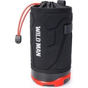 Resim Wıld Man R1 1l Dağ Bisikleti Su Şişesi Çantası Scooter Gidon Alet Takımı, Renk: Siyah Kırmızı Siyah 