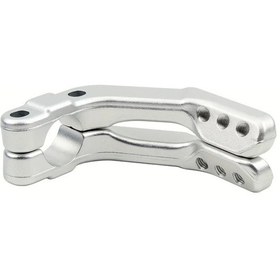Resim Cloudstore Alaşım Motosiklet El Koruyucu 22/28mm Evrensel Off-road Gümüş Renk 