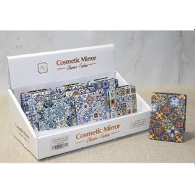 Resim Taşlı El Aynası Dikdörtgen İnce Model 3 - 9065658369801do 